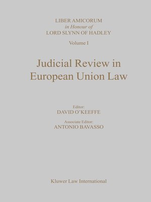 cover image of Judicial Review in European Union Law